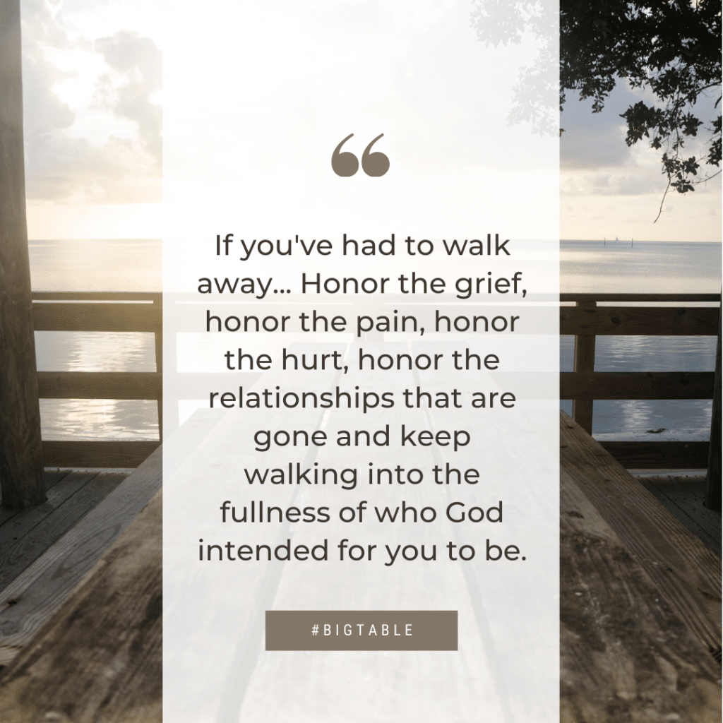 keep walking into the fullness of who God intended for you to be